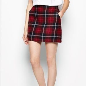 Jack Willis Plaid Mini Skirt
